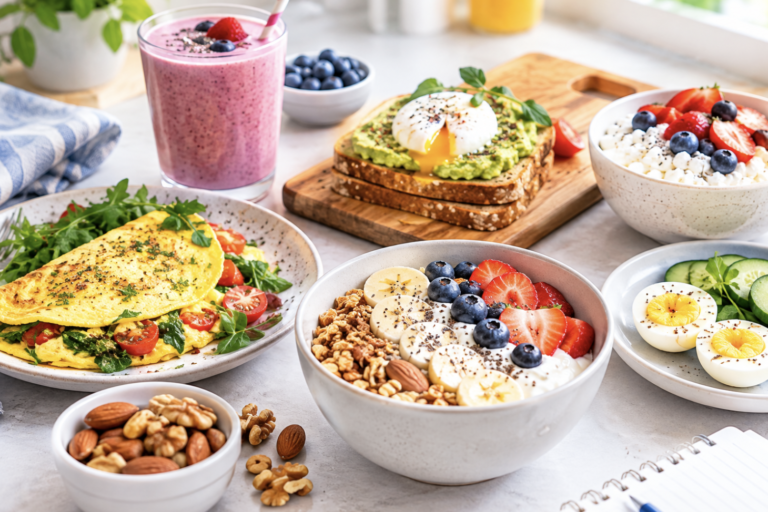 Easy High-Protein Breakfast Ideas Easy High-Protein Breakfast Ideas
